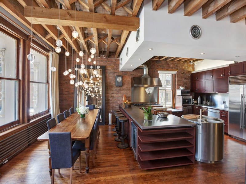 Vaulted ceiling