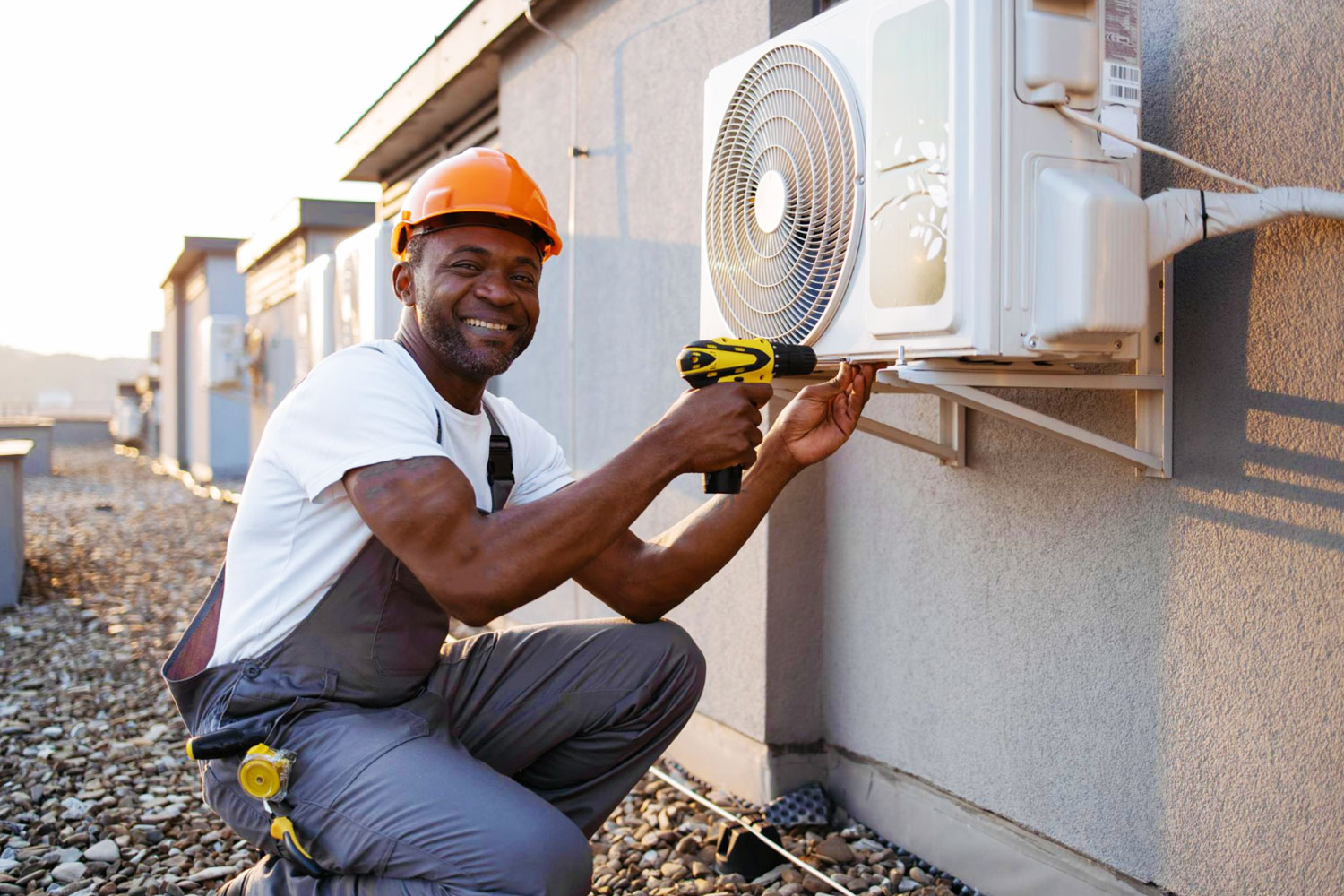 Professional AC installation