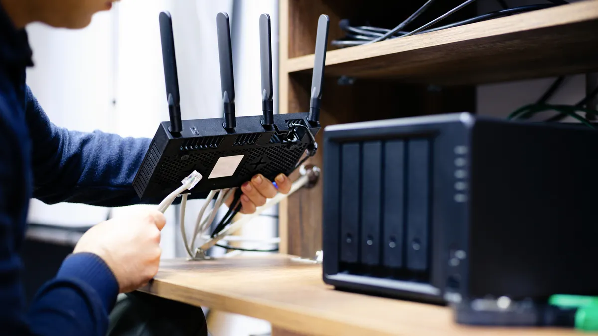 Professional intercom system installation